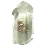 One of a Kind Phantom Green Chlorite Quartz with Rainbow Inclusions Tower-2 1/2 x 1"