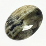 Rare Golden Black Pietersite Oval Cabochon 30 x 40mm