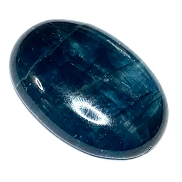 Blue Apatite Oval Domed Cabochons-A+ Grade-20 x 15mm (CAB3600)