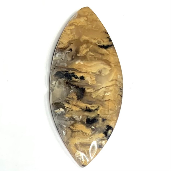One of a Kind Dendritic Opal Druzy Cabochon-45 x 19mm (CAB5015)
