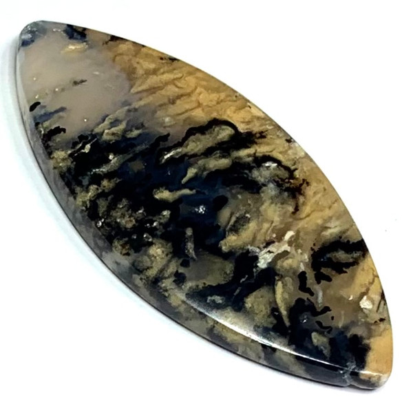 One of a Kind Dendritic Opal Druzy Cabochon-45 x 20mm (CAB5019)