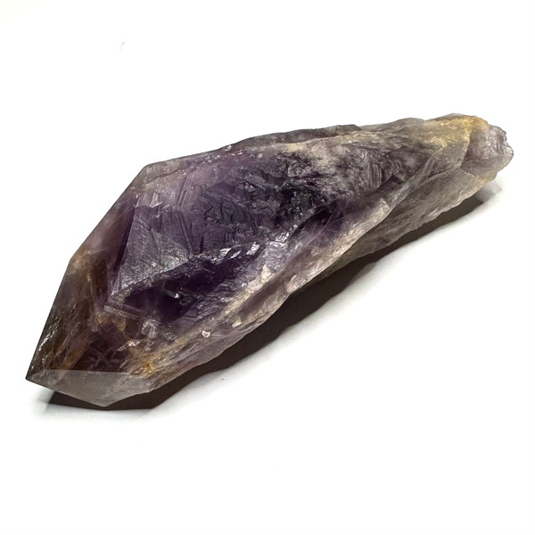 One of a Kind Bahai Amethyst Partially Polished Point-5 3/4 x 2" (NC5455)