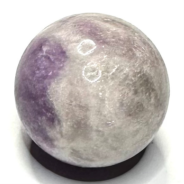 One of a Kind Lepidolite Stone Sphere-1 1/4"-NC5492 (NC5492)
