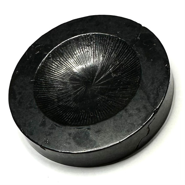 Shungite Hand Carved Sphere Stands-50 x 10mm (NC5586)