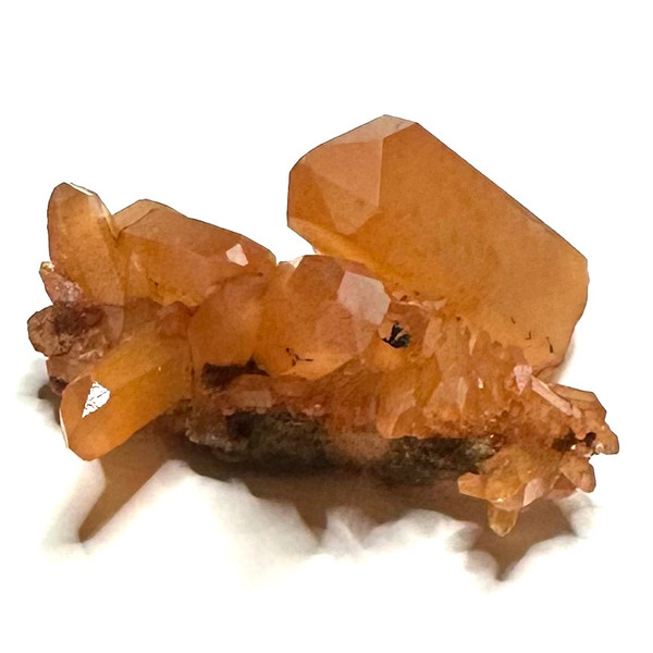 One of a Kind Tangerine Quartz Crystal Cluster-1 1/2 x 1 1/4" (NC5688)