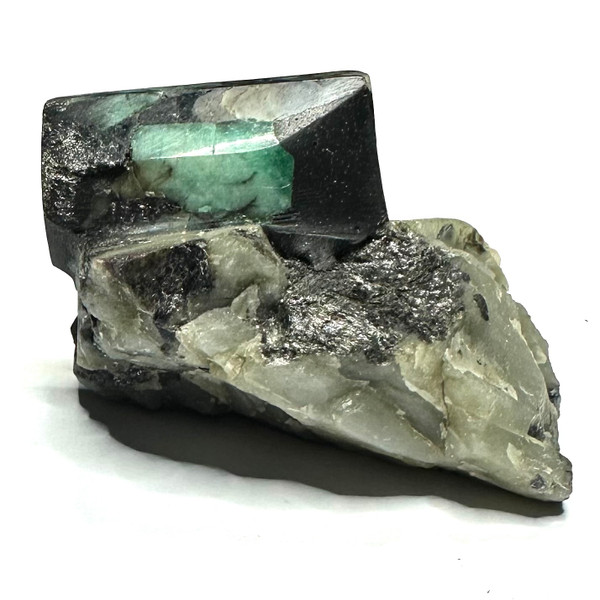 One of a Kind Natural Emerald Specimen Stone-2 1/2 x 1 3/4" (NC5796)