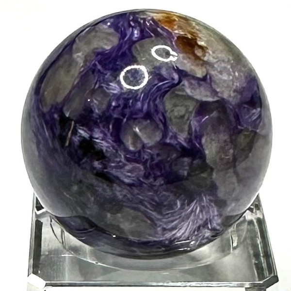 One of a Kind Charoite Sphere-1" (NC5802)