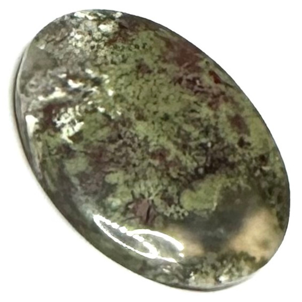 One of a Kind Moss Agate Cabochon-37 x 27mm