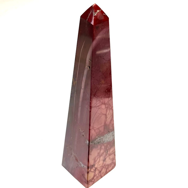 One of  Kind Mookaite Jasper Stone Tower-7 1/2 x 2"