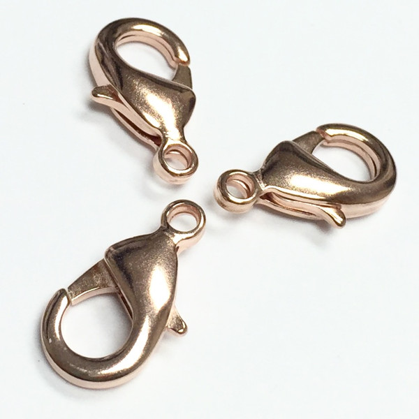 Rose Gold Plated Trigger Lobster Clasps 12.95 x 15mm