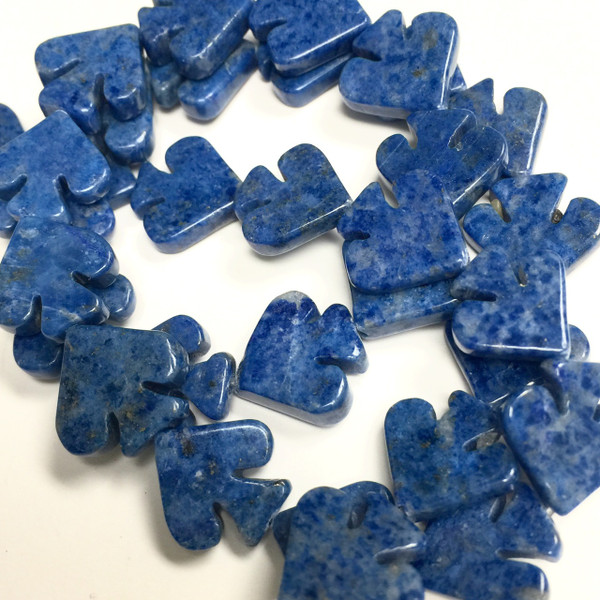 Lapis Spade Beads- AB- Grade-12mm