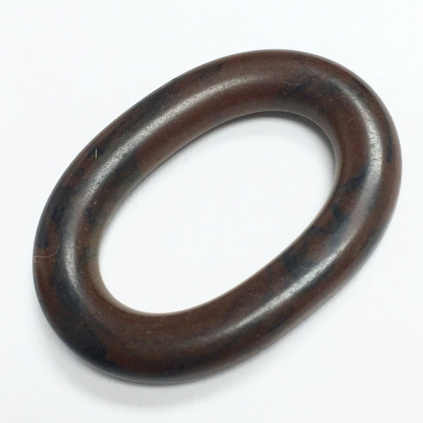 Vintage Bakelite Rings - Mocha Swirl-28 x 38mm