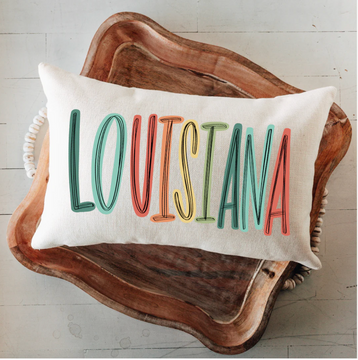 Lively Louisiana Lumbar Pillow