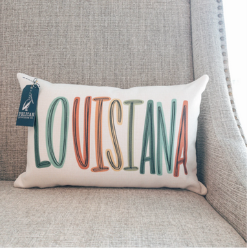 Lively Louisiana Lumbar Pillow