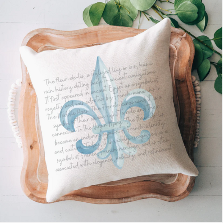 Fleur De Lis Definition Pillow