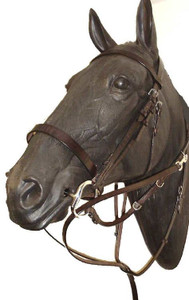 Wyvern Market Harborough Brown with Rubber Reins Wyvern Market Harborough Brown with Rubber Reins