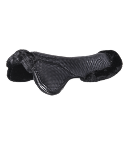 Gel-Half Pad with synthetic fur black Full Size Gel-Half Pad with synthetic fur black Full Size