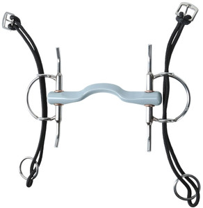 Full Cheek Gag Bit Beris KONNEX Tongue Port Full Cheek Gag Bit Beris KONNEX Tongue Port