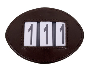 Leather Number Holder Leather Number Holder