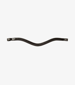 Premier Equine  Liscio Plain Shaped Browband Premier Equine  Liscio Plain Shaped Browband