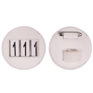 Round Leather Number Holder (single) Round Leather Number Holder (single)