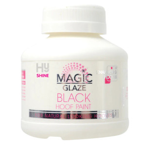 Magic Glaze Hoof Paint - Black 250ml