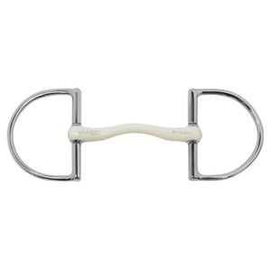 Stübben Fine Line Flex D Ring Snaffle  bit