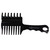 Mane comb with clip for Plaiting