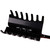 Mane comb with clip for Plaiting