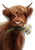 Child's T Shirt - Highland Cow