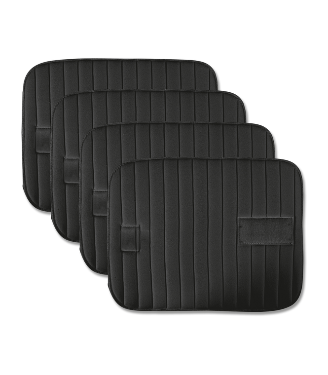 BANDAGE PADS, WITH TOUCH TAPE FASTENERS, SET OF 4