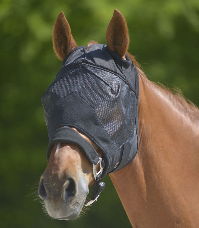 PREMIUM FLY MASK WITHOUT EAR PROTECTION BLACK
