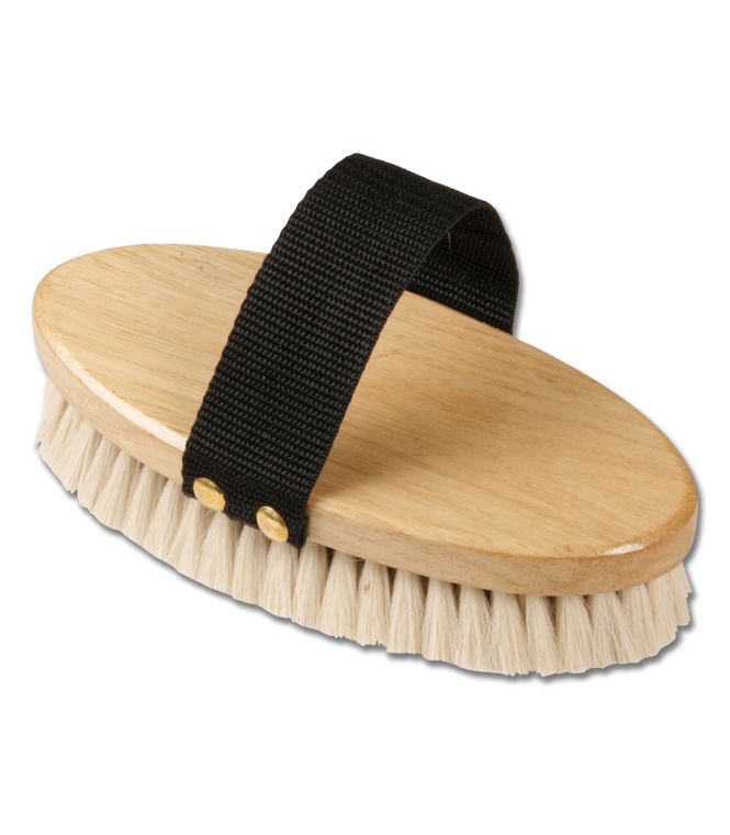 Goat Hair Body Brush Large