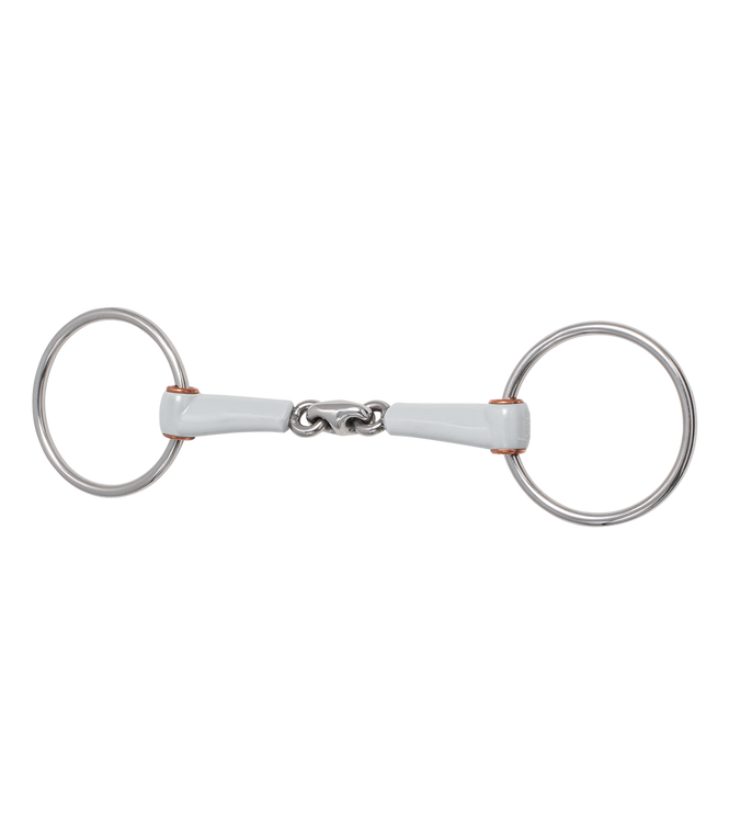 Beris Snaffle, Double Jointed, 7.5cCm Ring