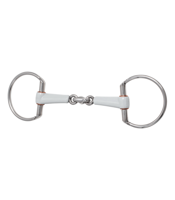 Beris Eggbutt Snaffle, with Lozenge,  Double-Jointed