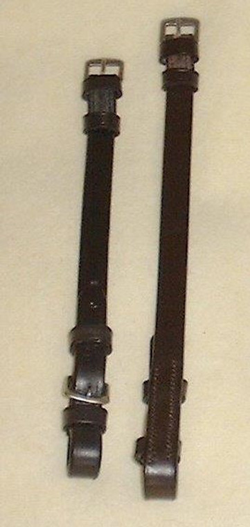 Wyvern Bridle Cheek Pieces 5/8" Wide with Buckle Billets