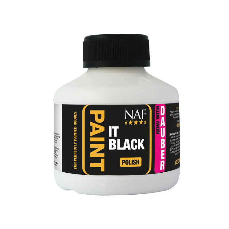 NAF Paint It Black Hoof Polish 250ml