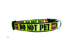 Stop Do not pet dog collar