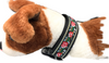 Embroidered Rose dog collar