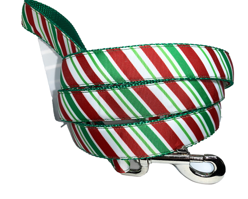 Candy Cane Dog leash