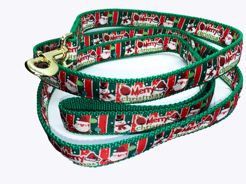 Merry Christmas dog leash