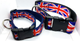 British Flag Dog Collar Adjustable Union Jack Dog Collar