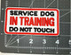 Service dog patch