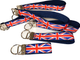 Union Jack Key Fob Keychain British keychain