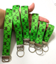 Green Christmas keychain