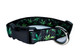 green leaf dog collar