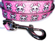 pink skull leash