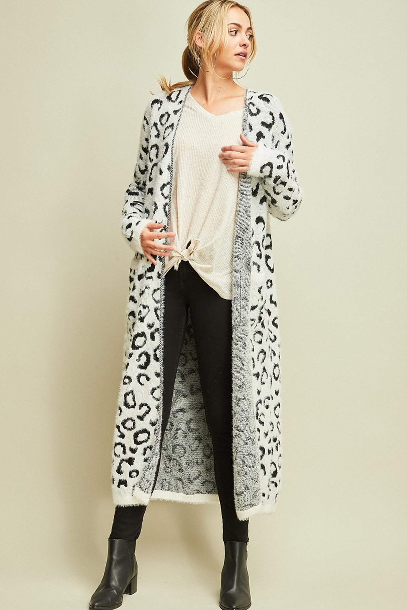 maxi cardigan