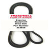 Pro Form Elliptical Model PFEL017150 7.0 Drive Belt Part Number 353858