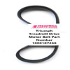 Triumph Treadmill Model 415T TM610B Drive Motor Belt Part Number 1000107268